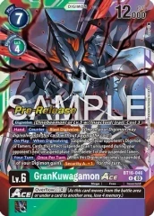 GranKuwagamon Ace - BT16-046 - P (Beginning Observer Pre-Release Promo) - Foil